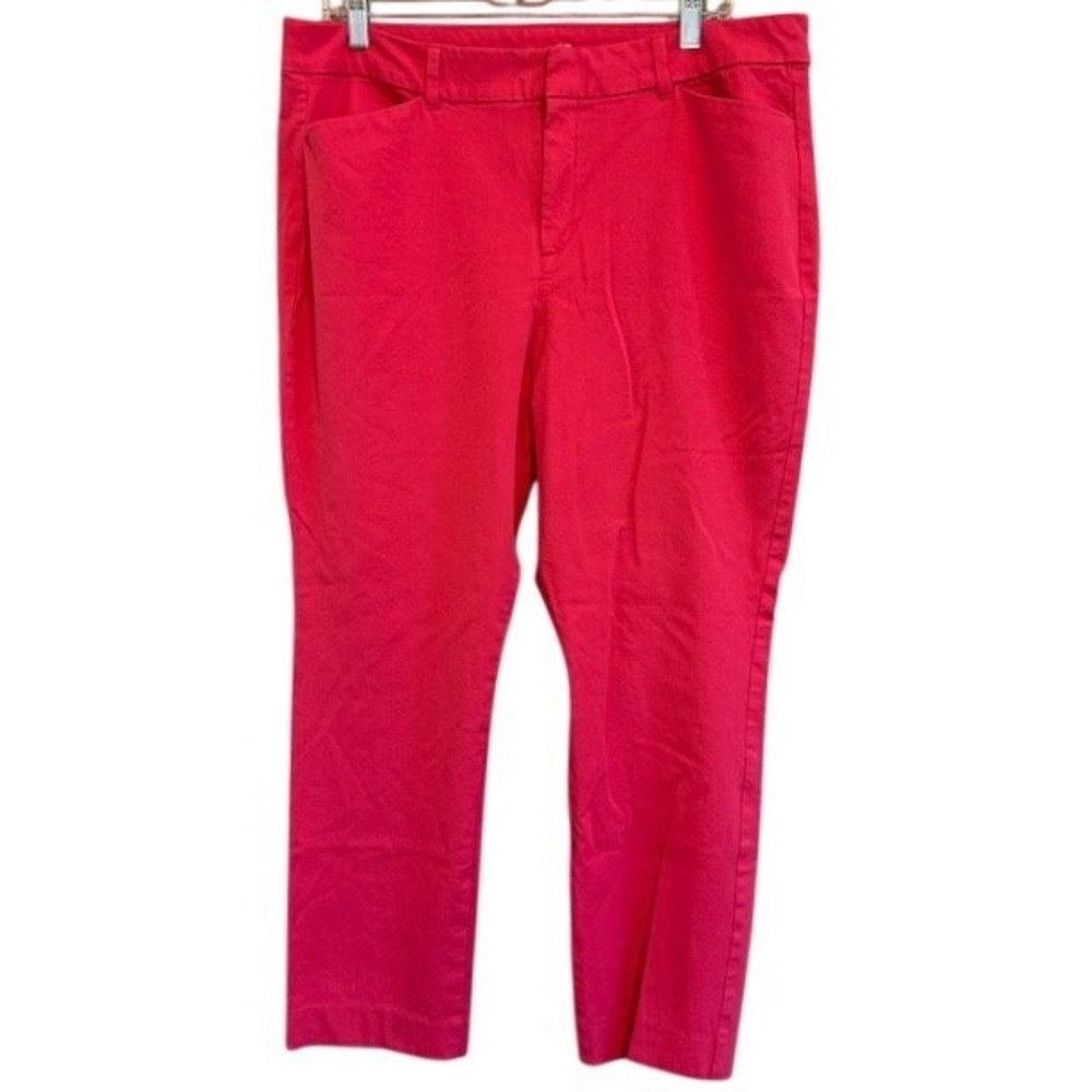 Old Navy Women's Berry Pink Pixie Skinny Crop Capri‎ Stretch Ankle Pants 16